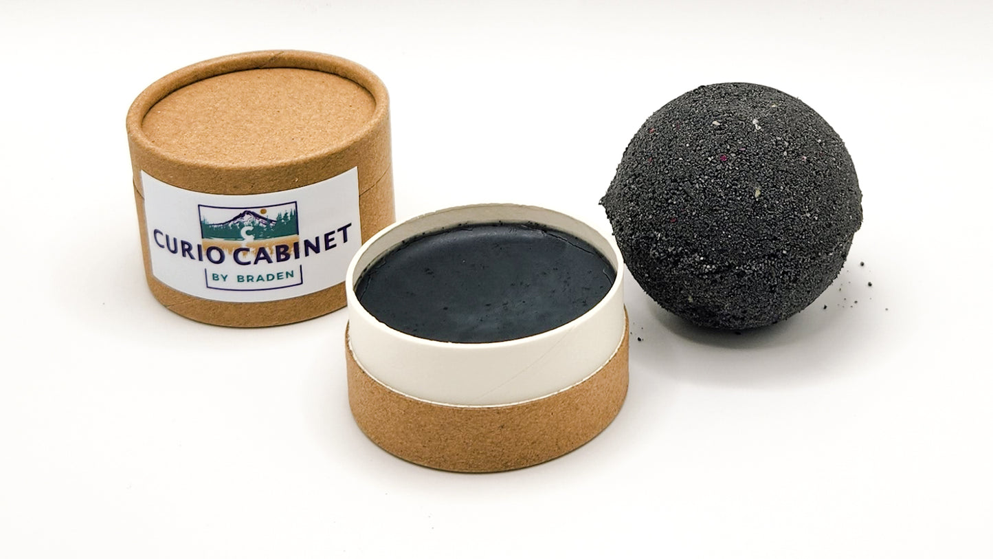 Caribbean Nights activated charcoal bath bomb